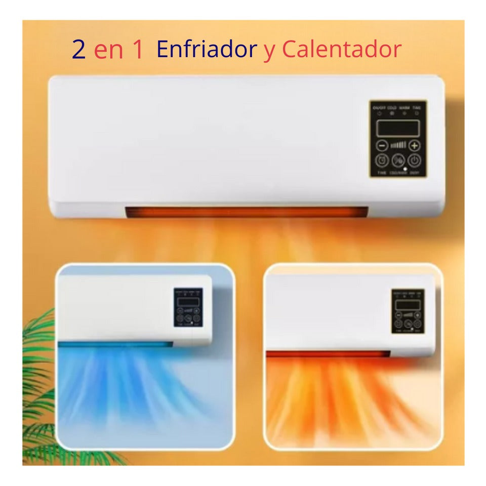 CALEFACTOR CON VENTILADOR DE PARED