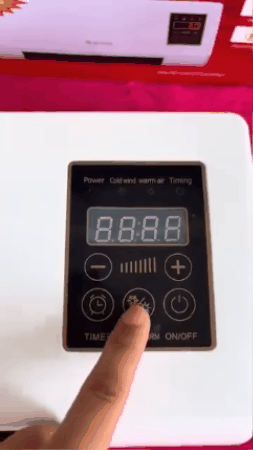 CALEFACTOR CON VENTILADOR DE PARED
